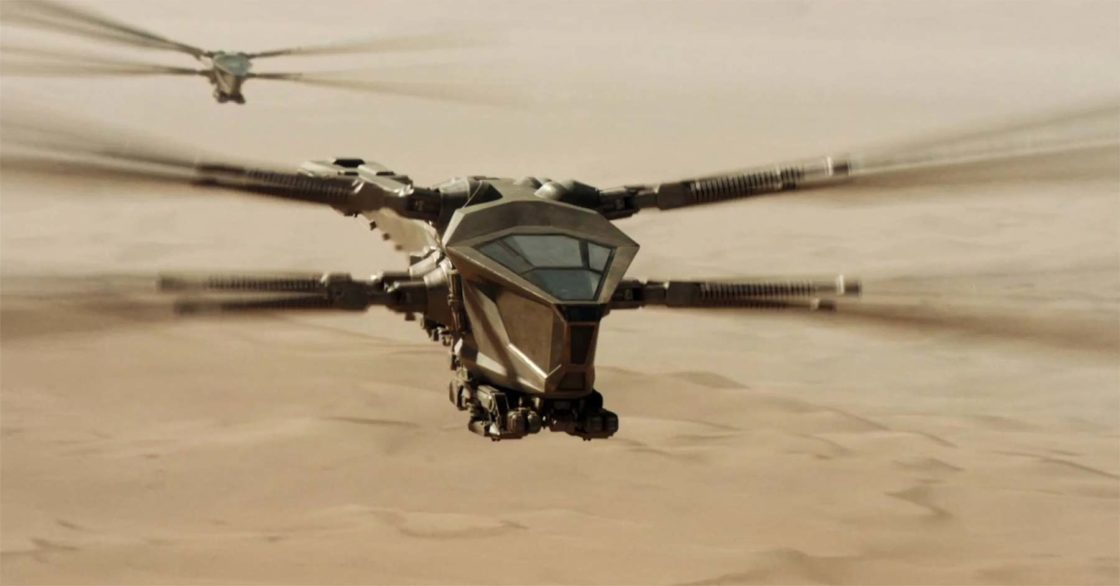 hélicoptère libellule Dune