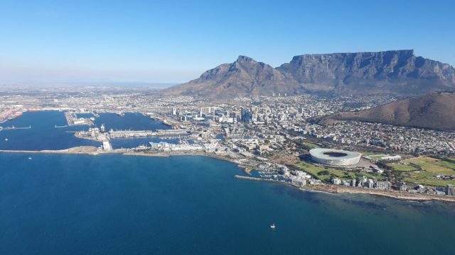 vol en hélicoptère Cape Town