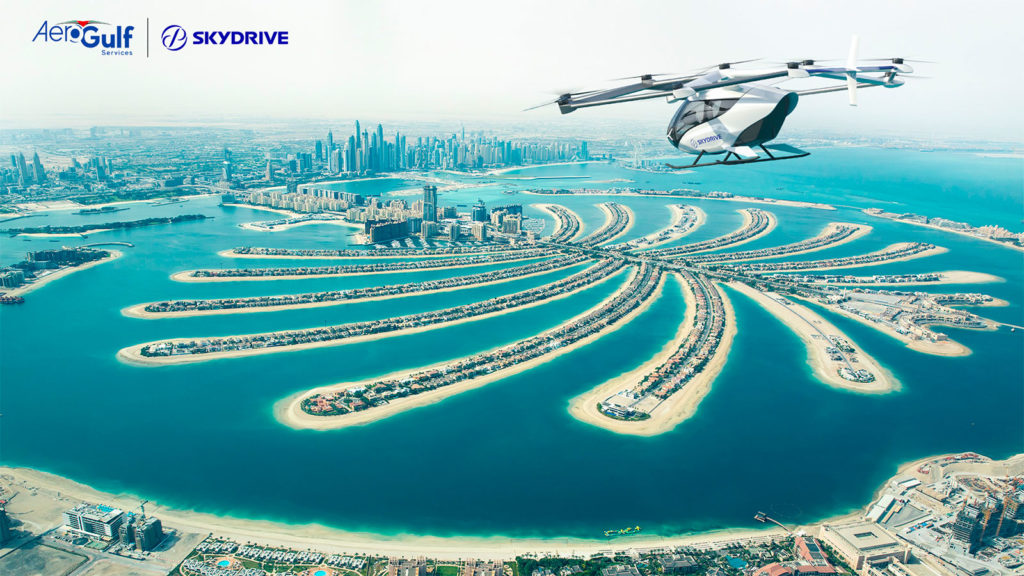 Du tourisme aérien à Dubai avec 50 eVTOL